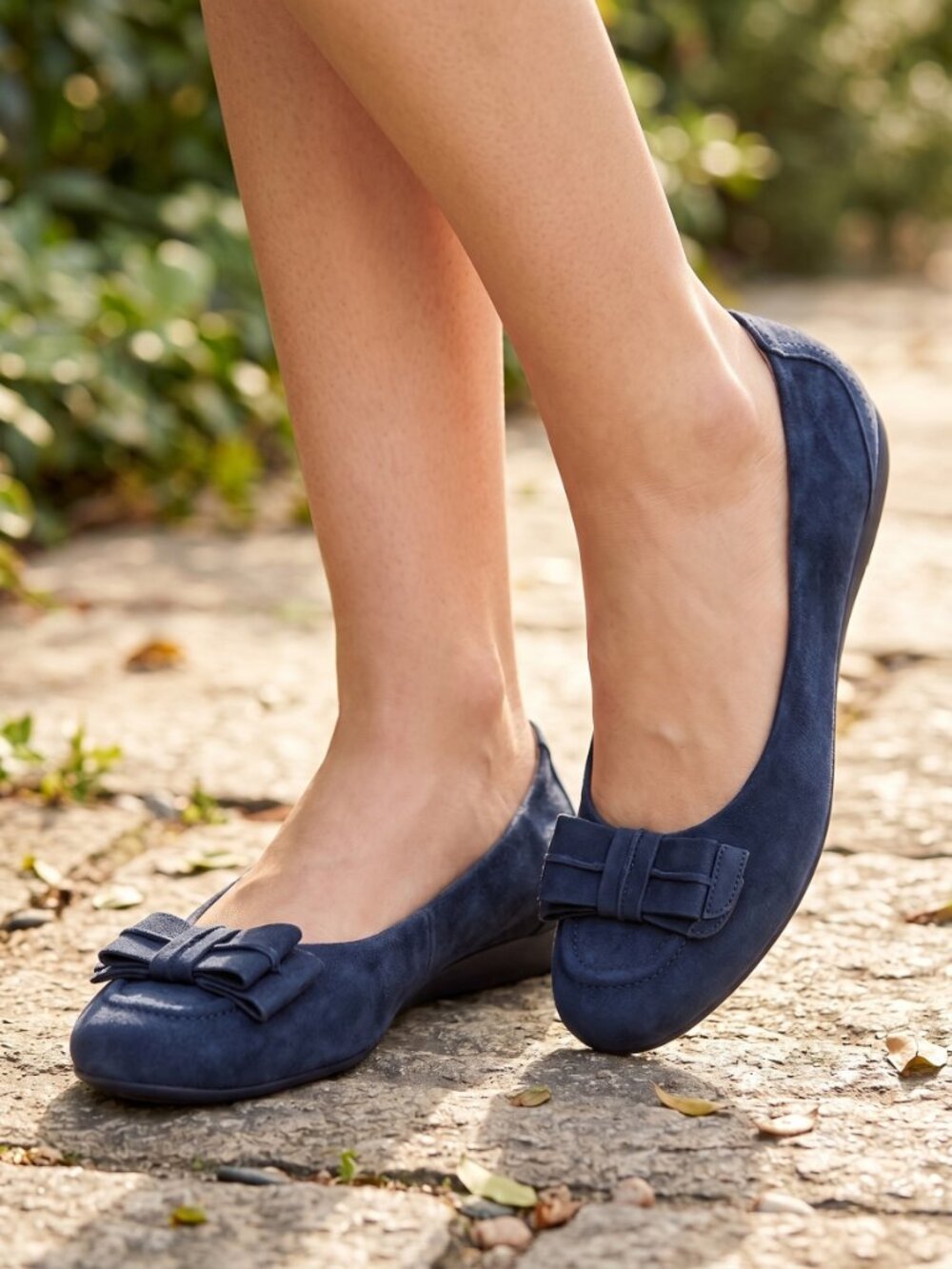 ABEO Tatu blue Leather Comfort Flats 9.5